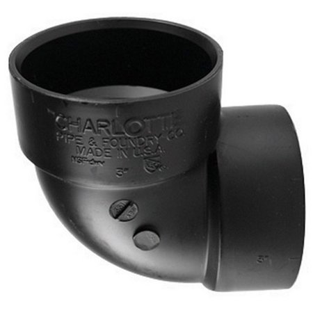 CHARLOTTE PIPE AND FOUNDRY ABS003310600HA 1.5 in. ABS-DWV 90 Degree Vent Elbow 42275